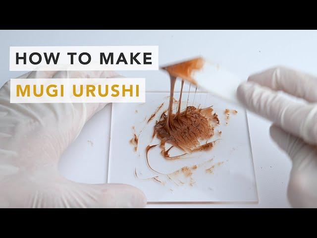 How to make "Mugi urushi" for Kintsugi | Chimahaga Kintsugi