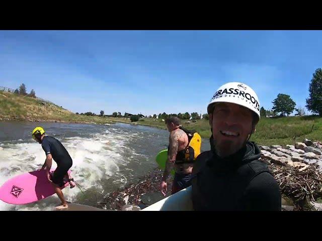 River surfing River Run Park Colorado