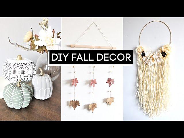 DIY Fall Decor Dollar Tree 2020 - DIY Boho Fall Decor