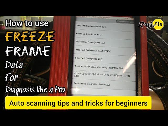 Launch x431 pro scanner for biginers |  Freeze frame Data | vehicle scanning for advance diagnostics