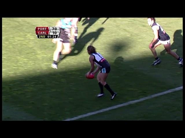 Round 15 Carlton VS Port Adelaide 2004 Warren Tredrea Chad Cornes