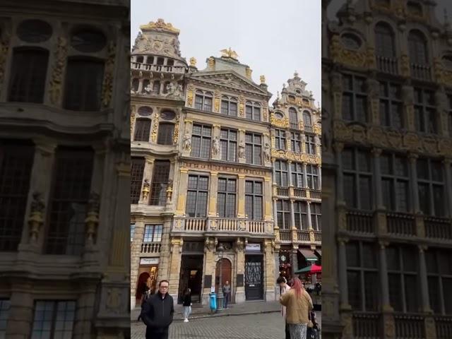 Brussels - Christmas walking tour (Full video on my channel) #brussels #belgium #walkingtour