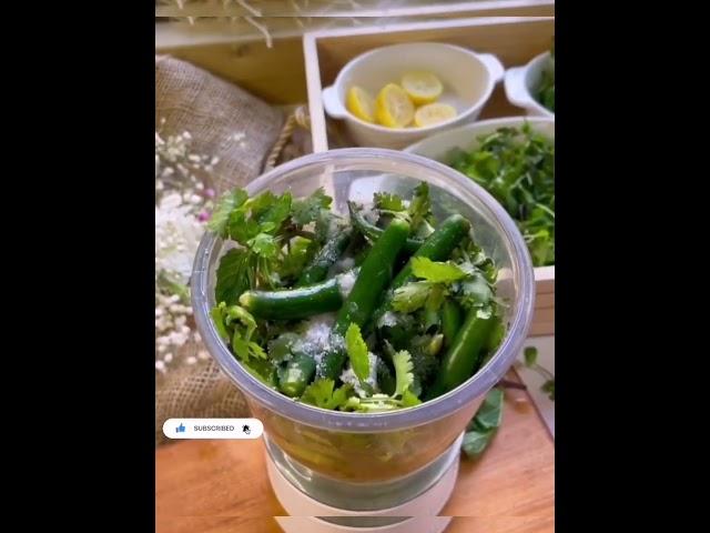 green chutney recipe by cooking with tasneem