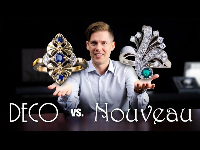 Art Deco Jewelry vs Art Nouveau Jewelry - The Top 3 Differences you MUST KNOW before you buy!