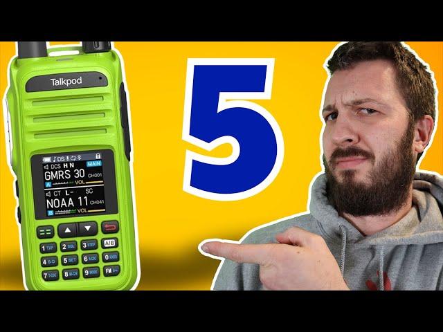 5 of The Best (CHEAP) Ham Radios in 2024!