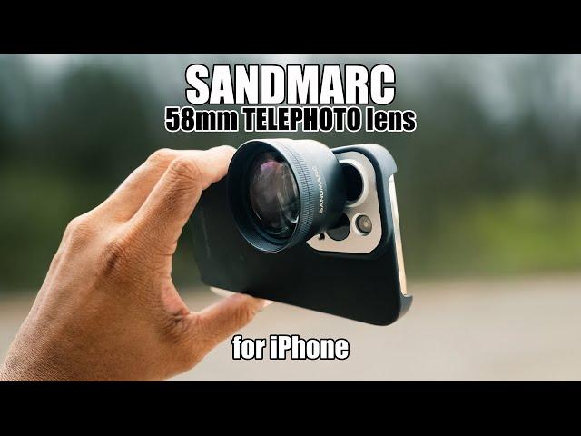 I tried the Sandmarc 58mm 2x Telephoto lens for iPhone. Here's what happened.