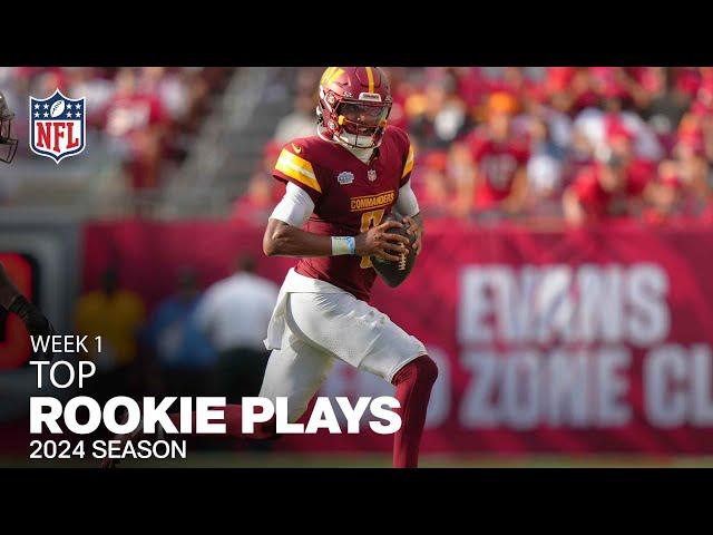 Top Rookie Plays From Week 1 | NFL 2024 Season