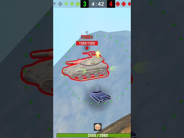 E - 100 Sniper Takes Down American Light Tanks From the Sky!  WoT Blitz Best Shots
