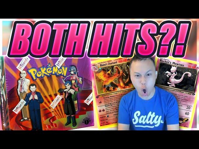 WE PULLED THE TWO BIGGEST CARDS BACK TO BACK?! - 1st Edition Gym Challenge