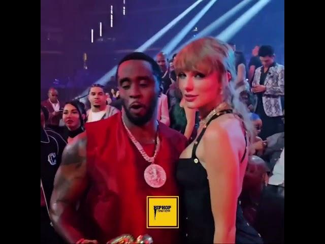 Diddy & Taylor Swift taking a picture together at VMAs goes viral 