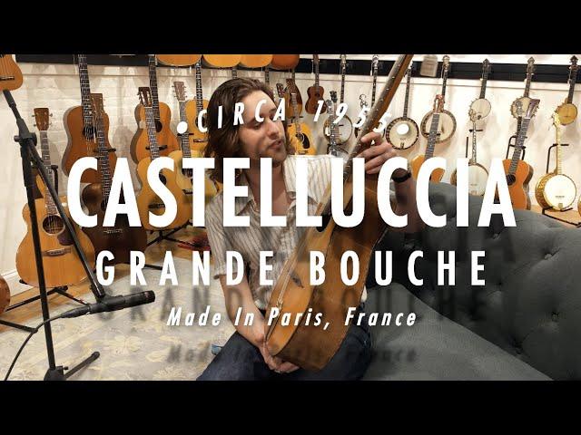 Castelluccia Grande Bouche Guitar c. 1955 Played by Jack Schneider // SOUND CHECK