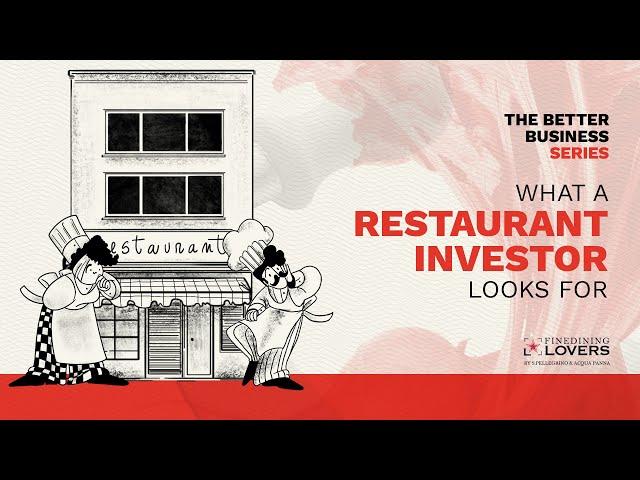 How to Pitch to a Restaurant Investor