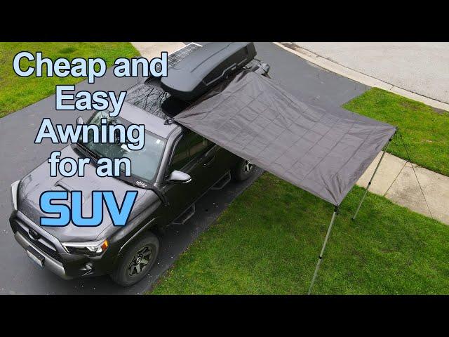 Easy and Cheap Awning Setup On a 4Runner