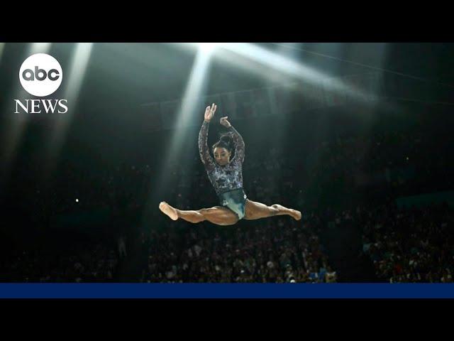 Simone Biles soars in Paris Olympics comeback