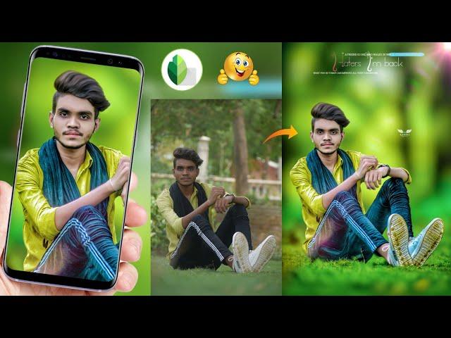 Snapseed Green Blur Background CB Editing Tutorial |New CB Style Photo Editing |Snapseed CB Editing