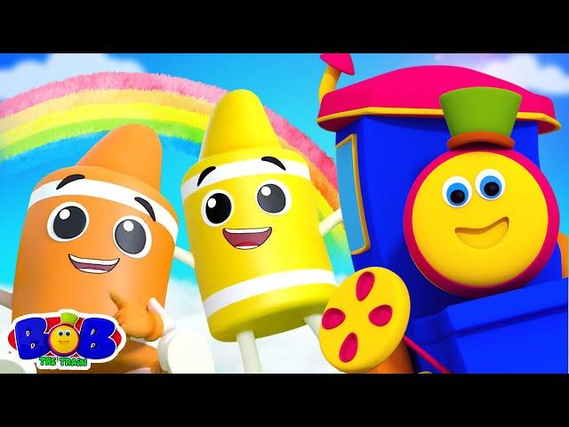 Learn Colors Name with Bob the Train & More Nursery Rhymes for Kids