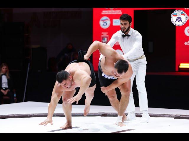 Айдын Монгуш (Тыва) - Amir Ghajar (Iran) | Кубок Содружества по Сумо | Commonwealth Sumo Cup 2023