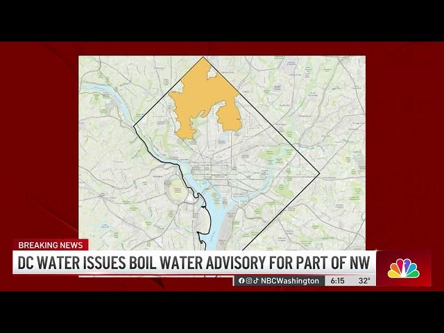 DC Water issues boil water advisory | NBC4 Washington