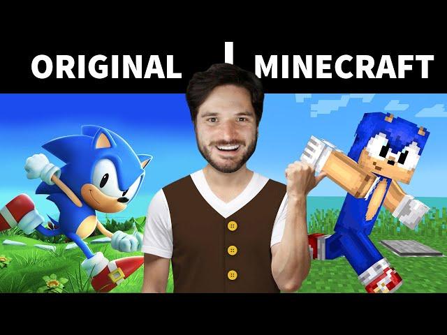 5 JOGOS FAMOSOS... MAS É NO MINECRAFT!