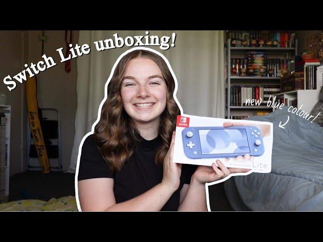 Switch Lite Unboxing! | new blue colour!