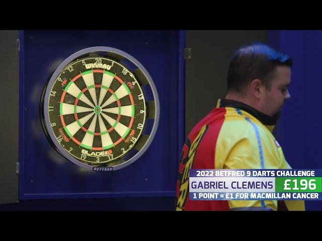 Gabriel Clemens -  9 Dart Challenge at Betfred World Matchplay