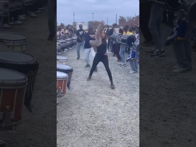 NCAT Grad Drum Majors led by First Female Drum Major ‍️ #hbcu #drummajor #aggiepride