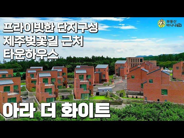 제주시 아라동 벚꽃길이 아름다운  3층 타운하우스 리뷰 - 부동산바나나