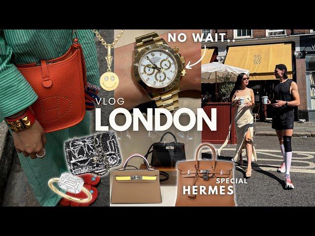 HUGE LUXURY SHOPPING VLOG in LONDON 2024 | Hermes, Rolex, Chanel, Jessica McCormack