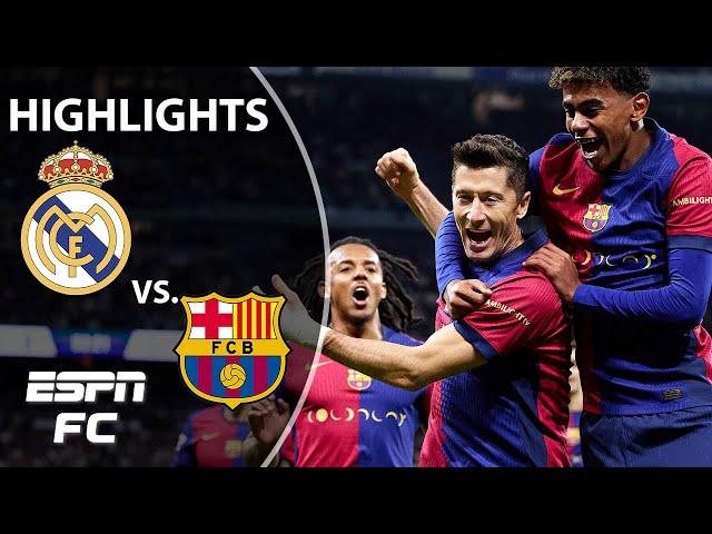  EL CLASICO  Real Madrid vs. Barcelona | LALIGA Highlights | ESPN FC