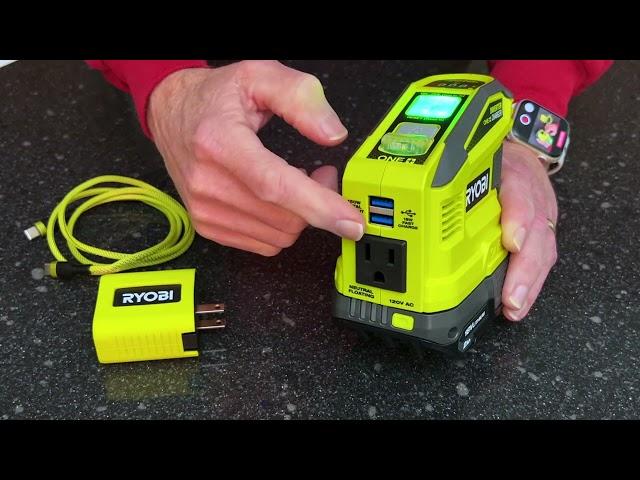 New Ryobi 18v One+ 150w Power Source & Charger RYi150C vs RYi150BG