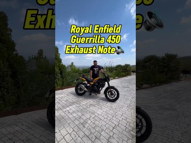 Guerrilla 450 Exhaust Note! 