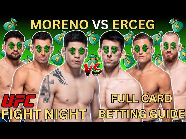 Larry's Betting Guide For UFC Fight Night Moreno vs Erceg