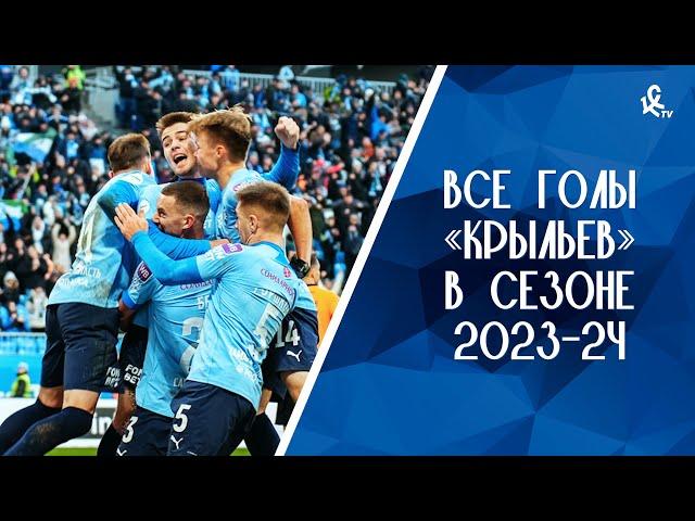 Все голы «Крыльев» в сезоне 2023/2024