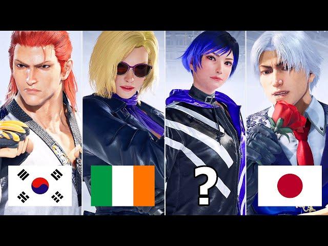 TEKKEN 8 All Characters | Nationalities, Heights, Weights, Fight Styles