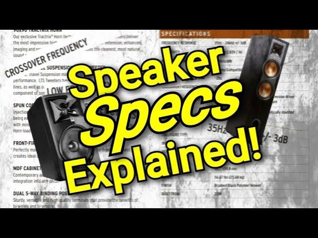 Ep. 16 - Understanding Speaker Specs! | Speaker Setup | Home Theater Gurus | Klipsch | SVS | JBL