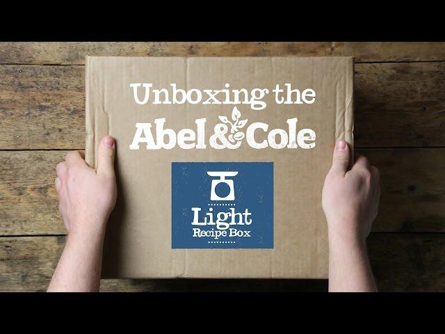 Unboxing an Abel & Cole Light Recipe Box