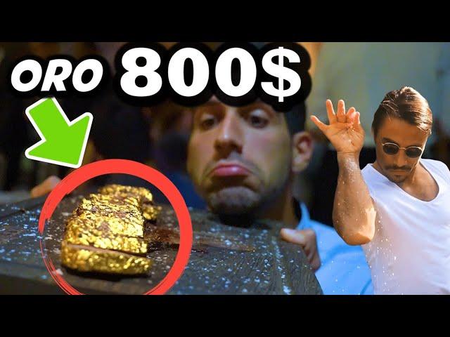 MANGIO CARNE D'ORO 800$ DA SALT BAE AL NUSR ET