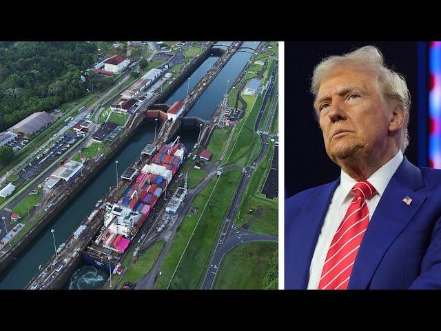 Trump suggests U.S. should take back the Panama Canal, and also buy Greenland