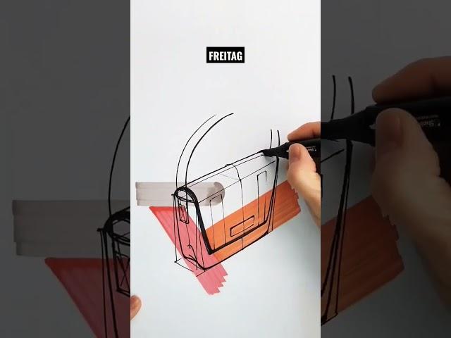 Freitag bag sketch / 가방스케치