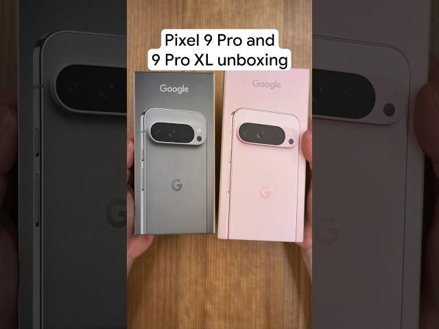 Unboxing the new #Pixel9 Pro and Pixel 9 Pro XL #MadebyGoogle #ASMR