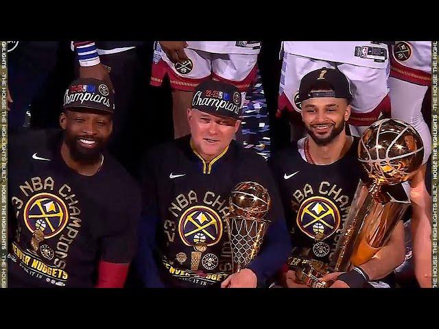 2023 NBA Finals - Trophy Presentation Ceremony 