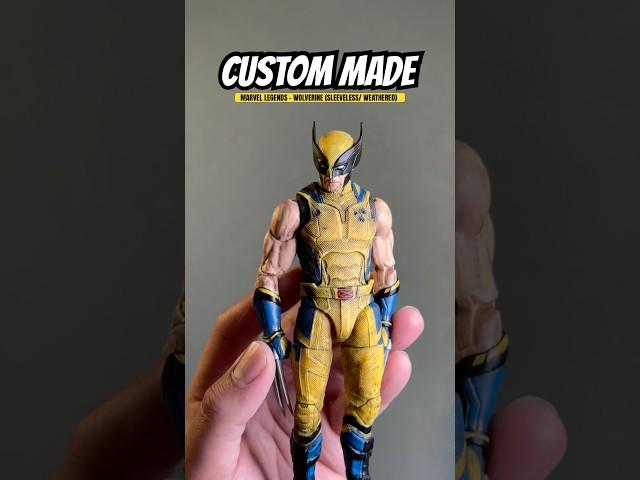 Customized: Hasbro Marvel Legends  Deadpool & Wolverine - Wolverine (sleeveless / weathering)