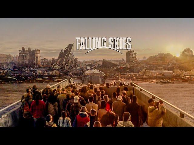 ما تبقي من البشر بيحاولوا يسترجعوا الارض من المحتلين | ملخص مسلسل falling skies الموسم الاول