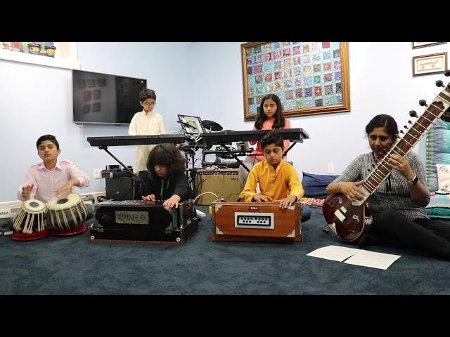 Jyoti Kalash - Keyboard, Harmonium, and Sitar Instrumental by Indian Music Academy Students