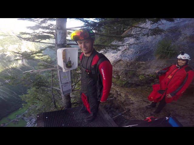 BASE Jump : Cruise Tracking the Via Ferrata Waterfall