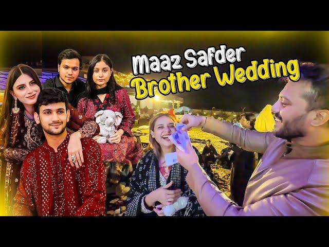 Maaz Safder Brother Wedding Event  Bohat Enjoy Kiya Aj 