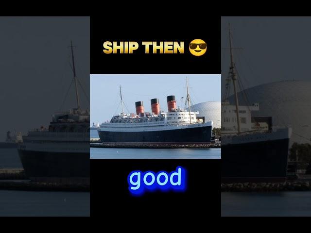 Ship Now VS Then  #popular #shorts #titanic #trending #edit #ship #cruiseship #fyp #viral