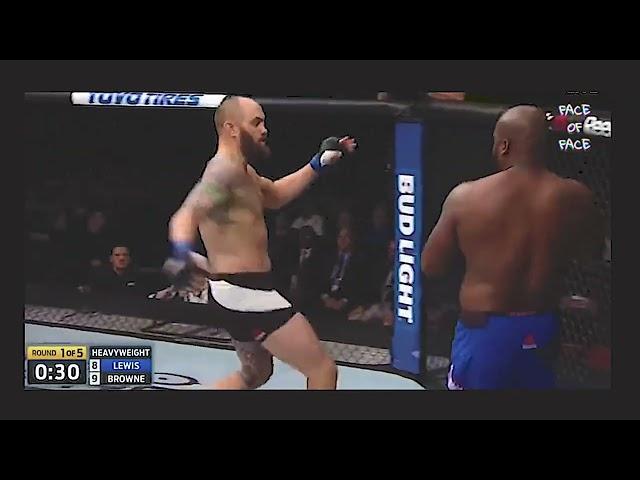 Derrick Lewis vs Travis Browne Highlights