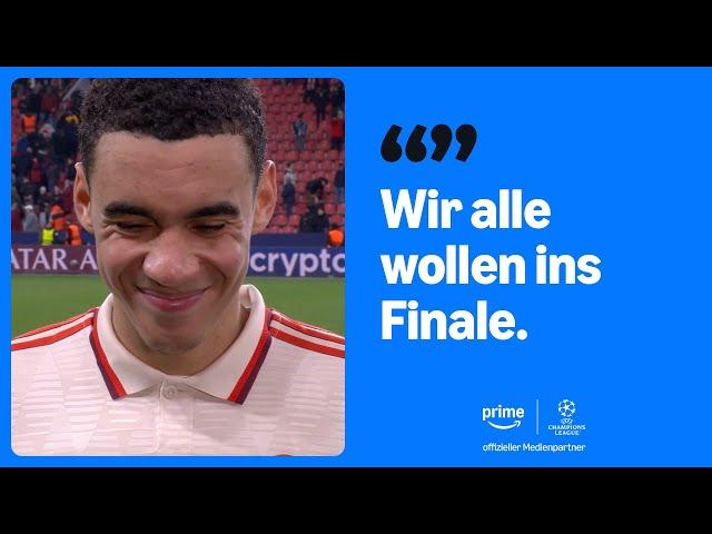 Ein glücklicher Jamal Musiala im Interview nach Leverkusen - FC Bayern 0:2