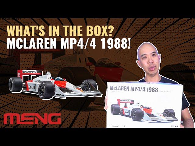 Meng 1/12 McLaren MP4/4 1988 Prost Senna Plastic Model Kit Review | #askhearns